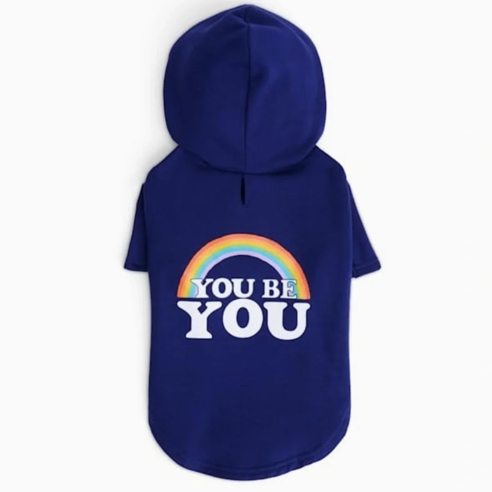 NWT Pride “You do you” dog hoodie XXL